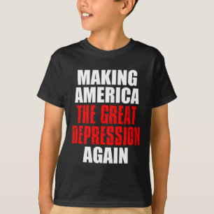 Amerika die Große Depression wieder zu Zolltarifen T-Shirt