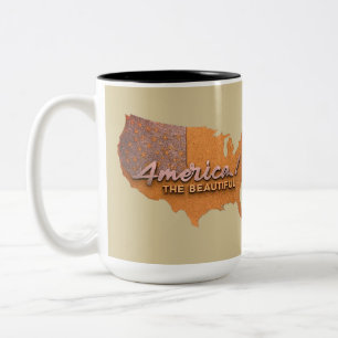 Amerika die wunderschöne Tasse