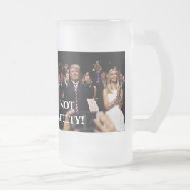AMERIKA DONALD TRUMP NICHT GEFÄHRDET! 3 GLASDESIGN MATTGLAS BIERGLAS