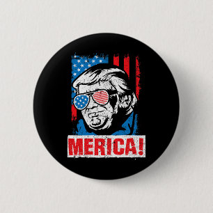 Amerika Donald Trump USA-Flagge Wahl Republikaner Button