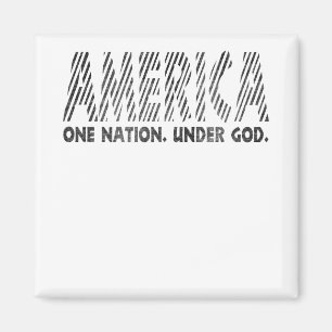 Amerika, eine Nation unter Gott, amerikanischer T Magnet