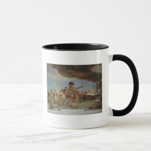 Amerika, einer der vier Kontinente Tasse