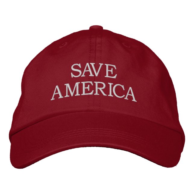 AMERIKA-EMBROIDERIERTE BASEBALL-GAP gerettet Bestickte Baseballkappe (Vorderseite)