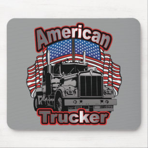 Amerika-Fernlastfahrer Mousepad