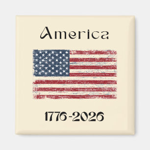 Amerika-Flagge 1776 bis 2026 USA 250. Jubiläum Magnet
