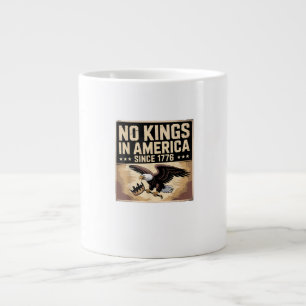 Amerika Flagge Dekor Keine Könige In Amerika Seit Jumbo-Tasse