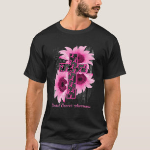 Amerika - Flagge für Christlichen Kreuz-Ribbon Bru T-Shirt
