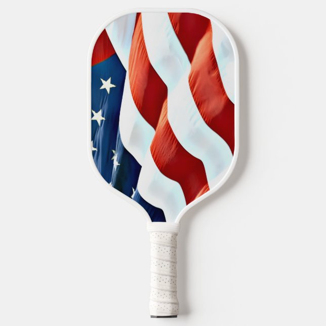 Amerika Flagge Pickleball Paddle (Vorderseite)