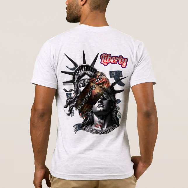 Amerika-Flagge T-Shirt (Rückseite)