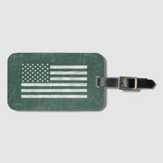 Amerika-Flagge-Tafelbild (Zeichnung Nr. 1) Gepäckanhänger