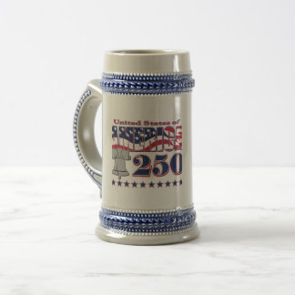 Amerika Freiheitsglocke 250 Bierglas