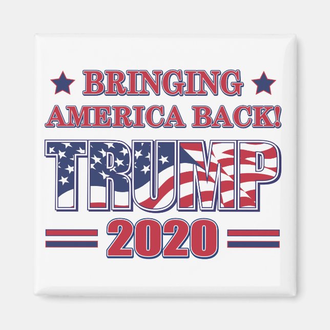 Amerika für Trump 2020 Magnet (Vorne)