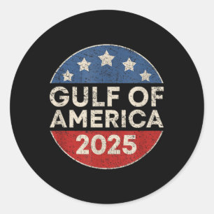 Amerika Golf Mexiko - Golf von Amerika 2025 Ret. Runder Aufkleber