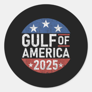 Amerika Golf Mexiko - Golf von Amerika 2025 Ret. Runder Aufkleber