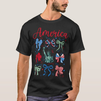 Amerika Gott verbeuge dich 4. Juli Christlich Jesu T-Shirt