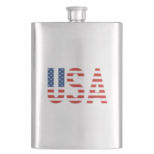Amerika großartig, USA  Flachmann