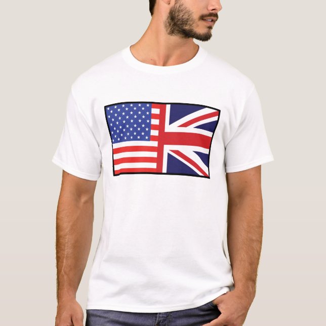 Amerika Großbritannien T-Shirt (Vorderseite)