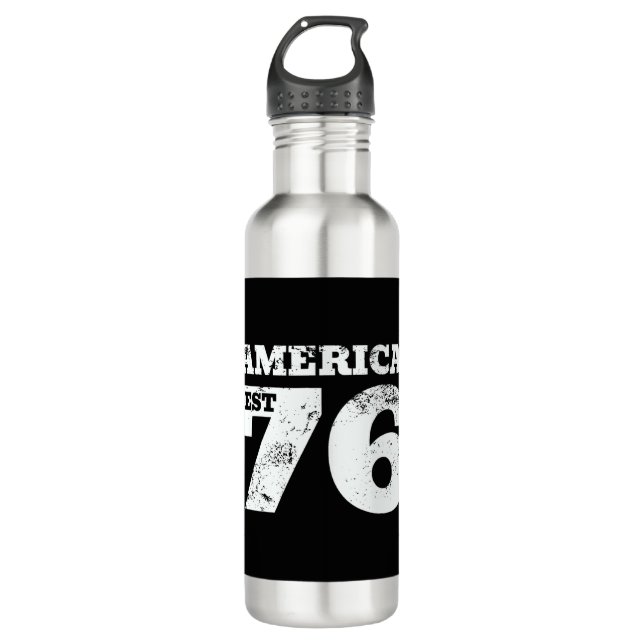 Amerika hat 1776 patriotisch edelstahlflasche (Vorderseite)