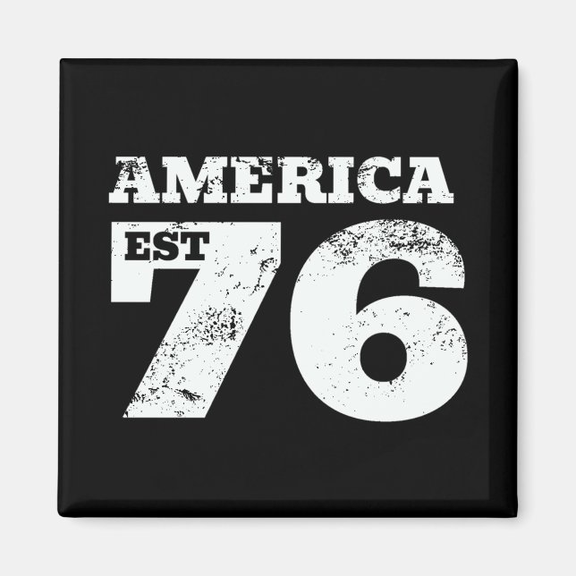 Amerika hat 1776 patriotisch magnet (Vorne)