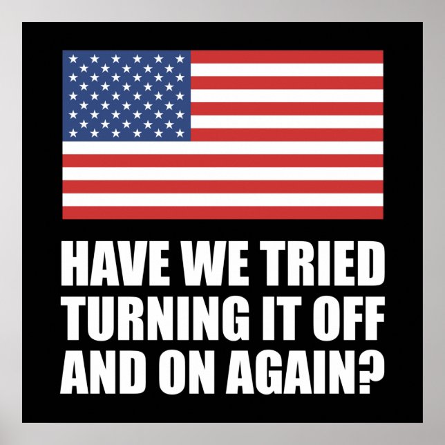 Amerika hat versucht, es wieder und wieder abzuwen poster (Vorne)