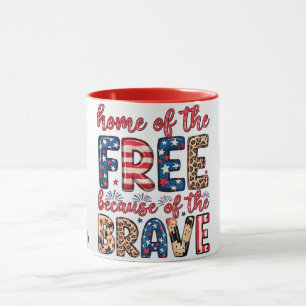 amerika heimat der freien  tasse