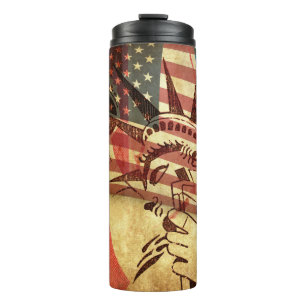 Amerika, Hintergrund Thermosbecher