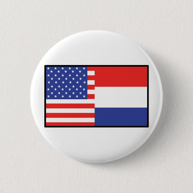 Amerika Holland Button (Vorderseite)