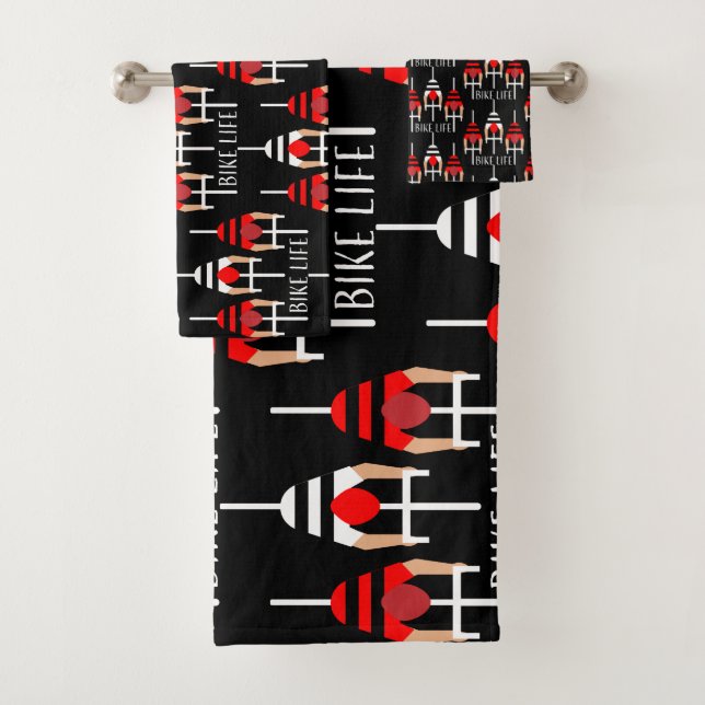 Amerika im Rad Badhandtuch Set (Insitu)