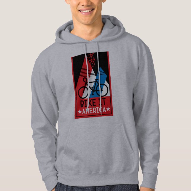 Amerika im Rad Hoodie (Vorderseite)