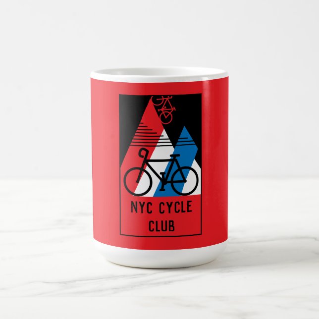 Amerika im Rad Kaffeetasse (Mittel)