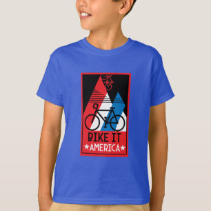 Amerika im Rad T-Shirt