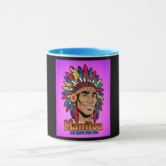 Amerika-Indianer Tasse (Zentrum)
