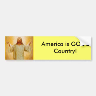 Amerika ist das Land des GOTTES! Autoaufkleber