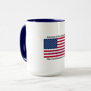 Amerika ist die Tasse der Konstitution 1