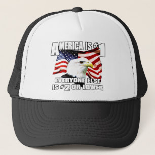 Amerika ist Nr. 1 Truckerkappe