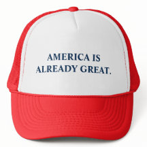 Amerika ist schon großartig.