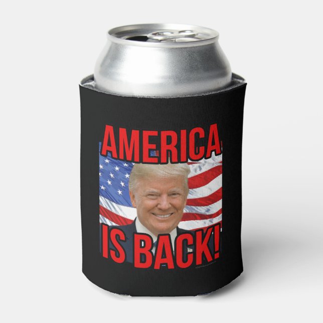 Amerika ist zurück Donald Trump, die amerikanische Dosenkühler (Kanne Vorderseite)