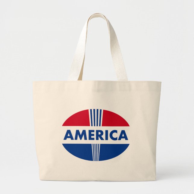 AMERIKA JUMBO STOFFBEUTEL (Vorne)