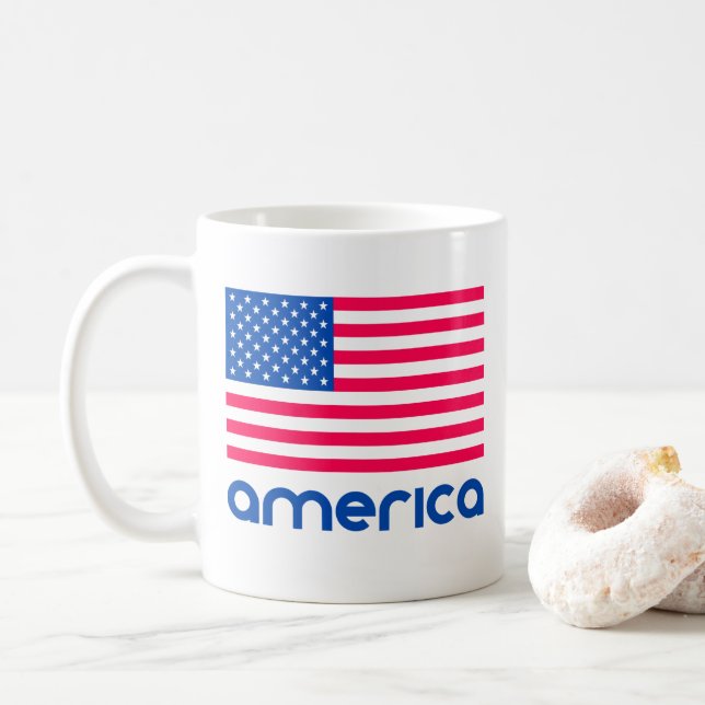 Amerika Kaffeetasse (Mit Donut)