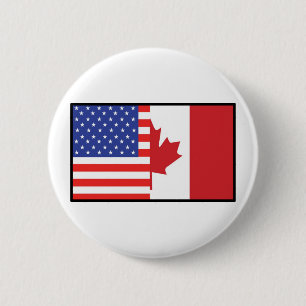 Amerika Kanada Button
