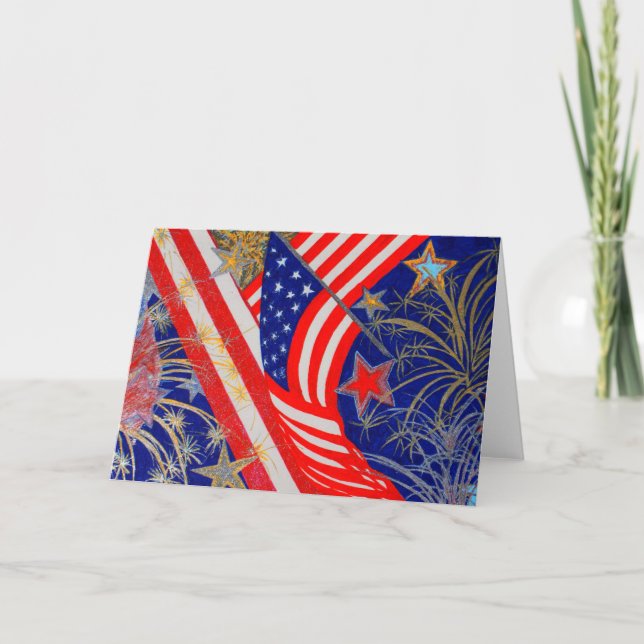 Amerika Karte (Vorderseite)