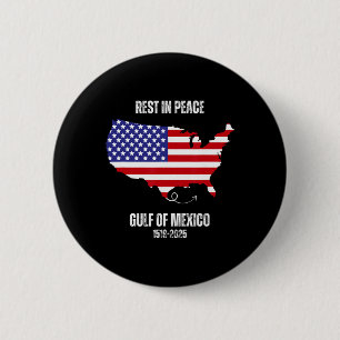 Amerika Karte Golf Von Mexiko Präsident Golf Von U Button