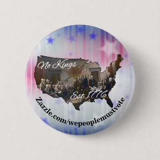 Amerika keine Könige Est 1776 Button