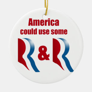 AMERIKA KÖNNTE ETWAS R UND R GEBRAUCHEN -.png Keramik Ornament