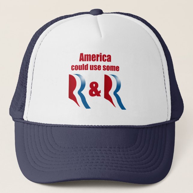 AMERIKA KONNTE IRGENDEIN R UND R BENUTZEN - .PNG TRUCKERKAPPE (Vorderseite)