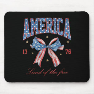 Amerika Land der freien 1776 Adler 4. Juli Wo Mousepad