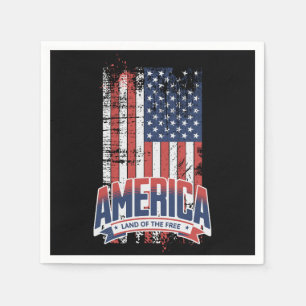 Amerika - Land der Freiheit Serviette