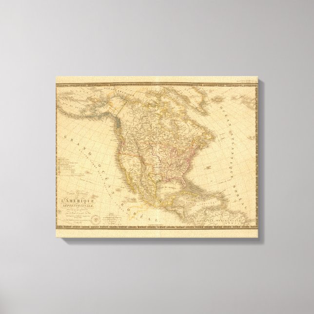 Amerika Leinwanddruck (Vorderseite)