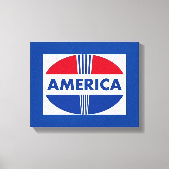 AMERIKA LEINWANDDRUCK (Vorderseite)