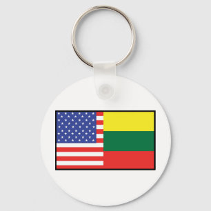 Amerika Litauen Schlüsselanhänger